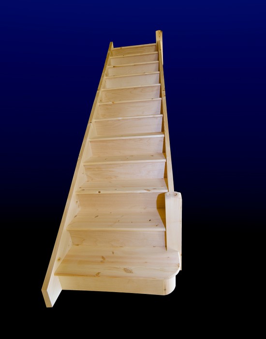 softwood closed string stairs