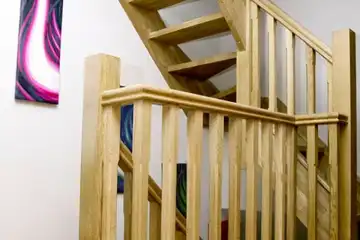 open riser closed string attic stairs